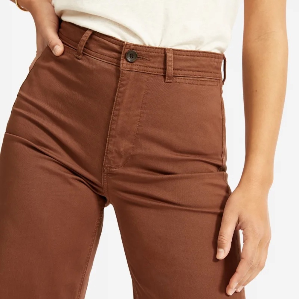 The Lightweight Wide Leg Crop Chino *NO TAG*